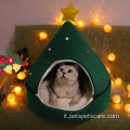 Cat Tent Cave Christmas Tree House Bed comodo